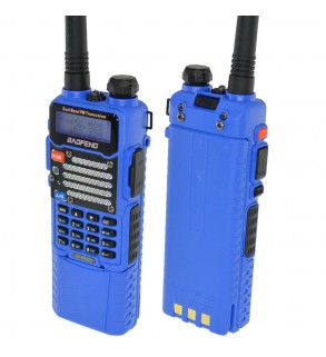 Baofeng UV-5R V2+ (Blue) with Extended Battery
