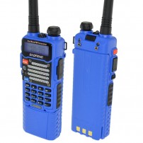 Baofeng UV-5R V2+ (Blue) with Extended Battery