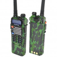 Baofeng UV-5R V2+ (Green) with Extended Battery